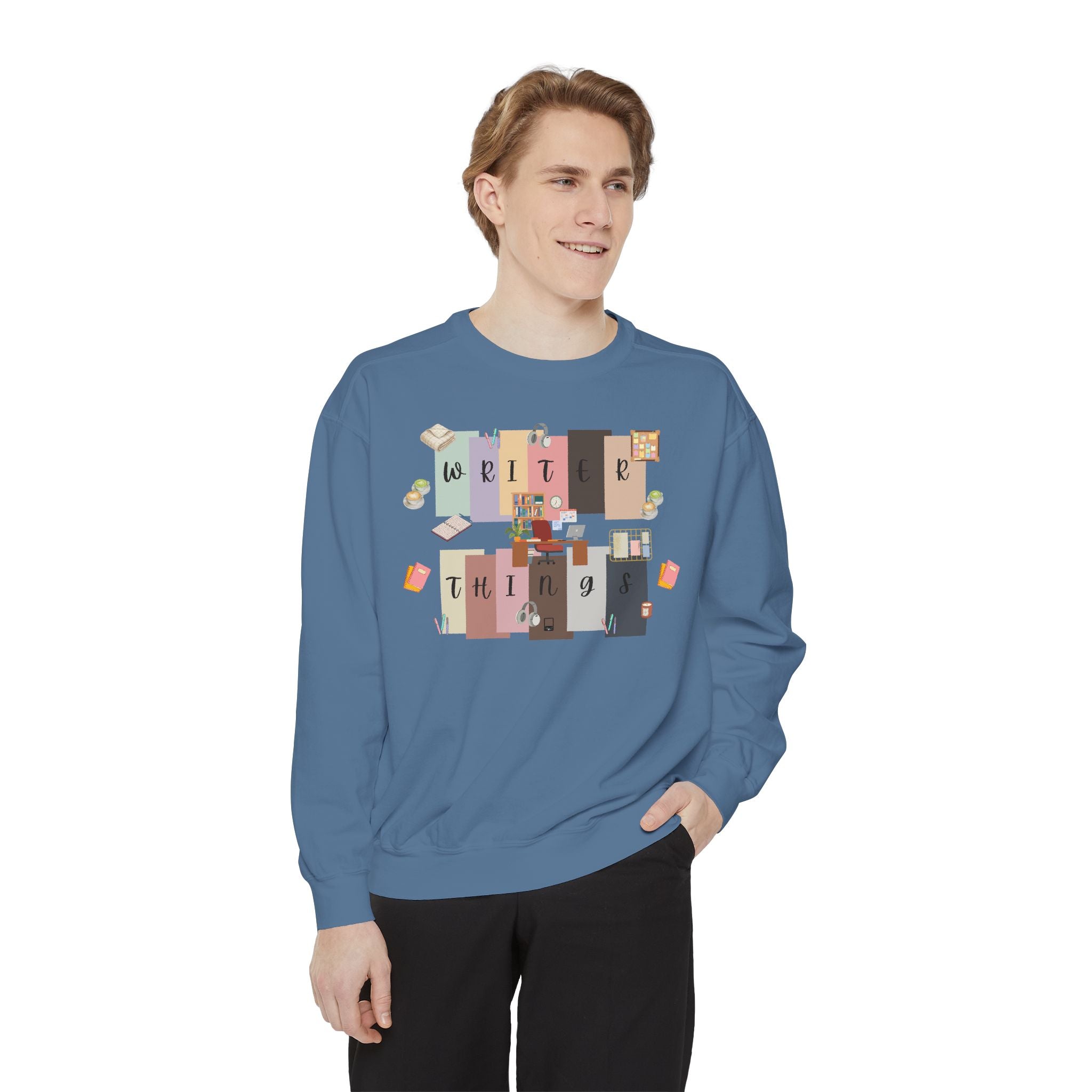 Write Things Sweatshirt — Cozy Writer Crewneck for Authors & Journalers