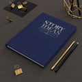 Story Ideas Hardcover Journal — Writer’s Notebook with Quill & Candle Illustration