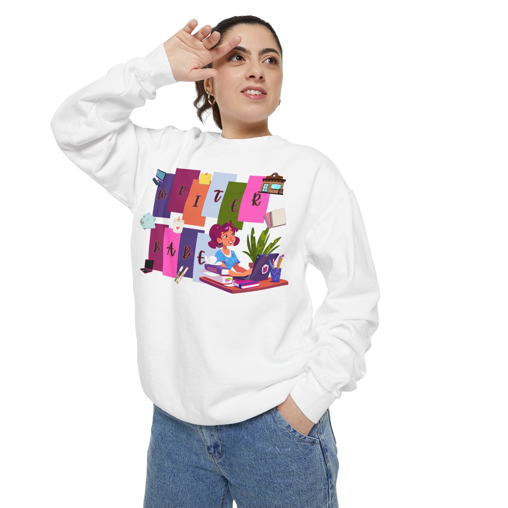 Writer Babe Crewneck Sweatshirt