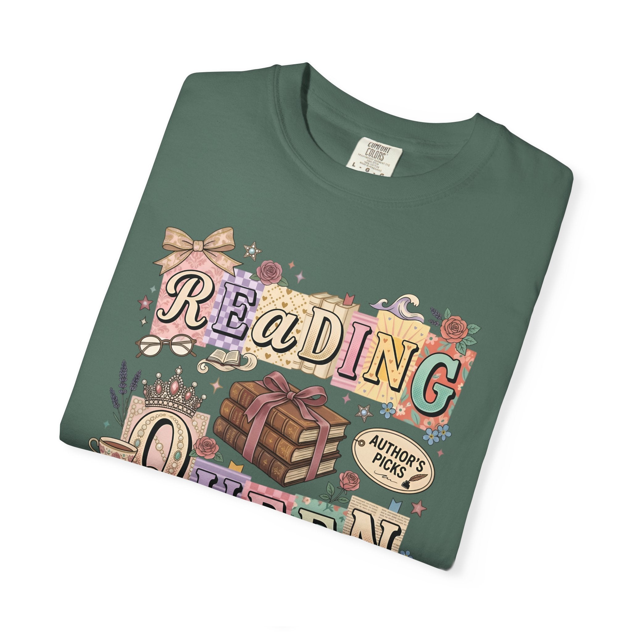 Reading Queen T-Shirt — Vintage Book Lover Tee