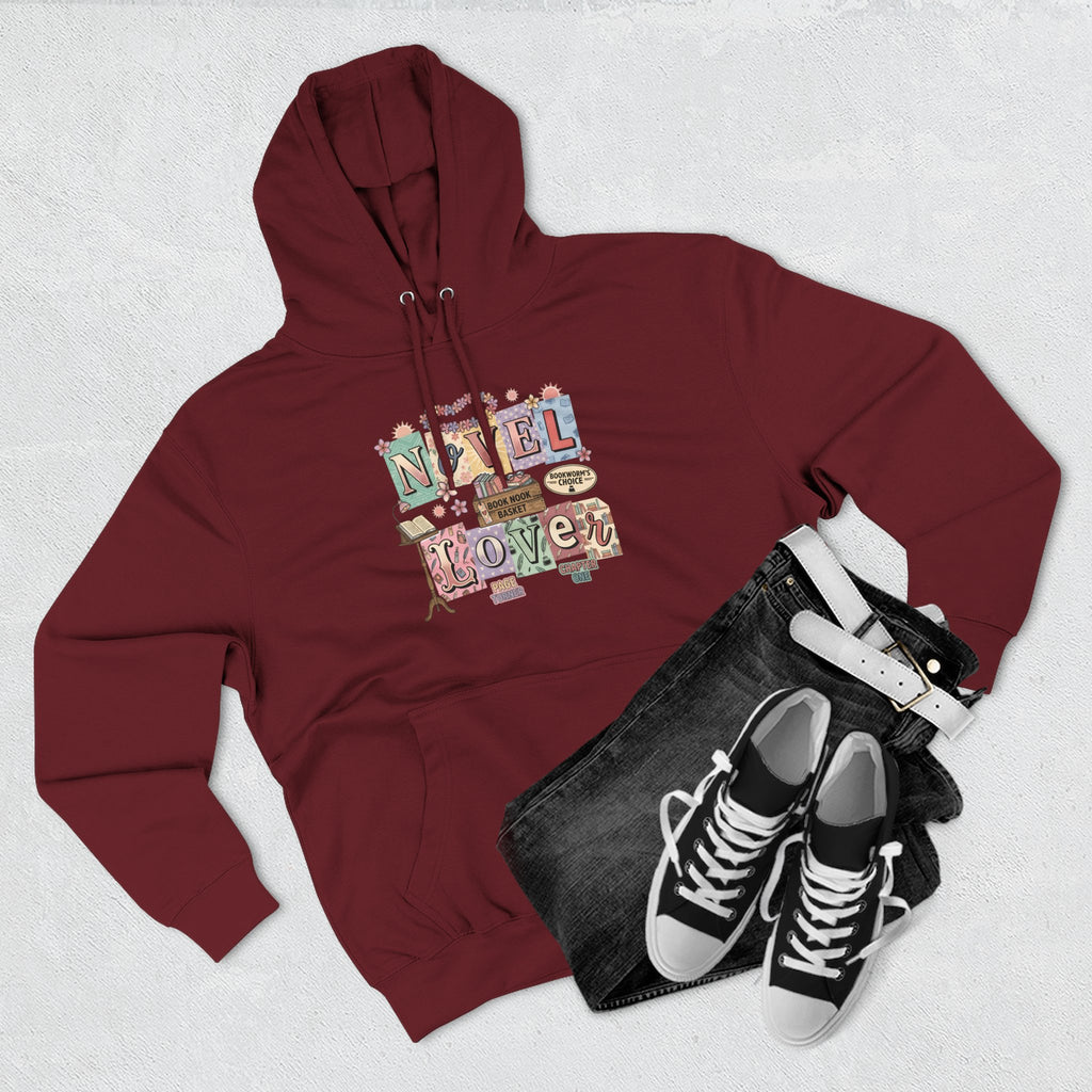 Novel Lover Hoodie — Cozy Literary Graphic Pullover
