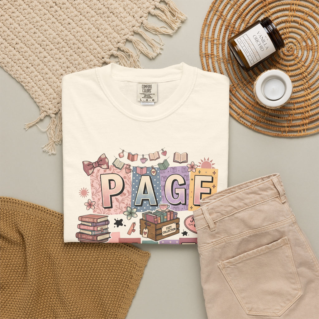 Page Turner T-Shirt — Cute Book Lover Graphic Tee