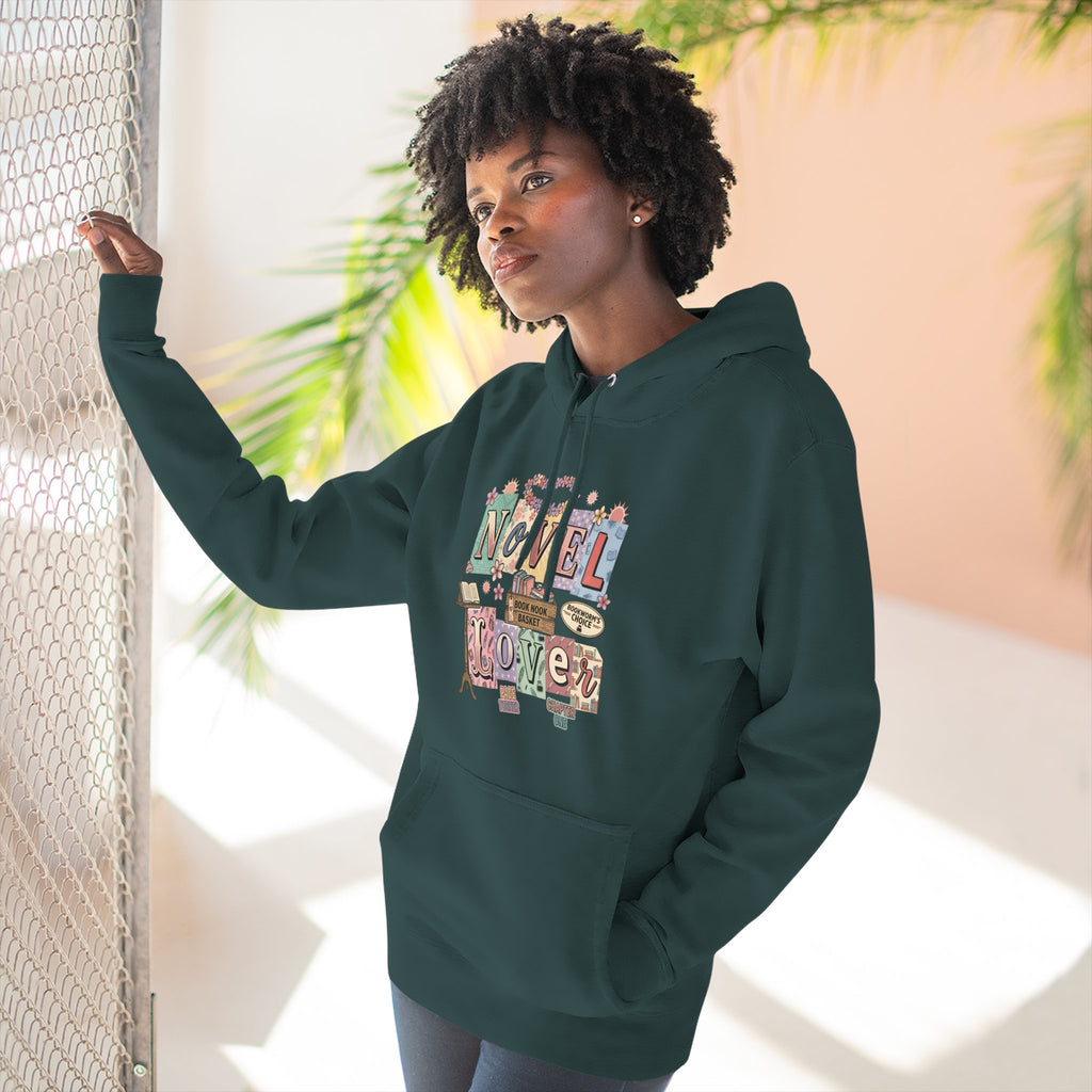 Novel Lover Hoodie — Cozy Literary Graphic Pullover