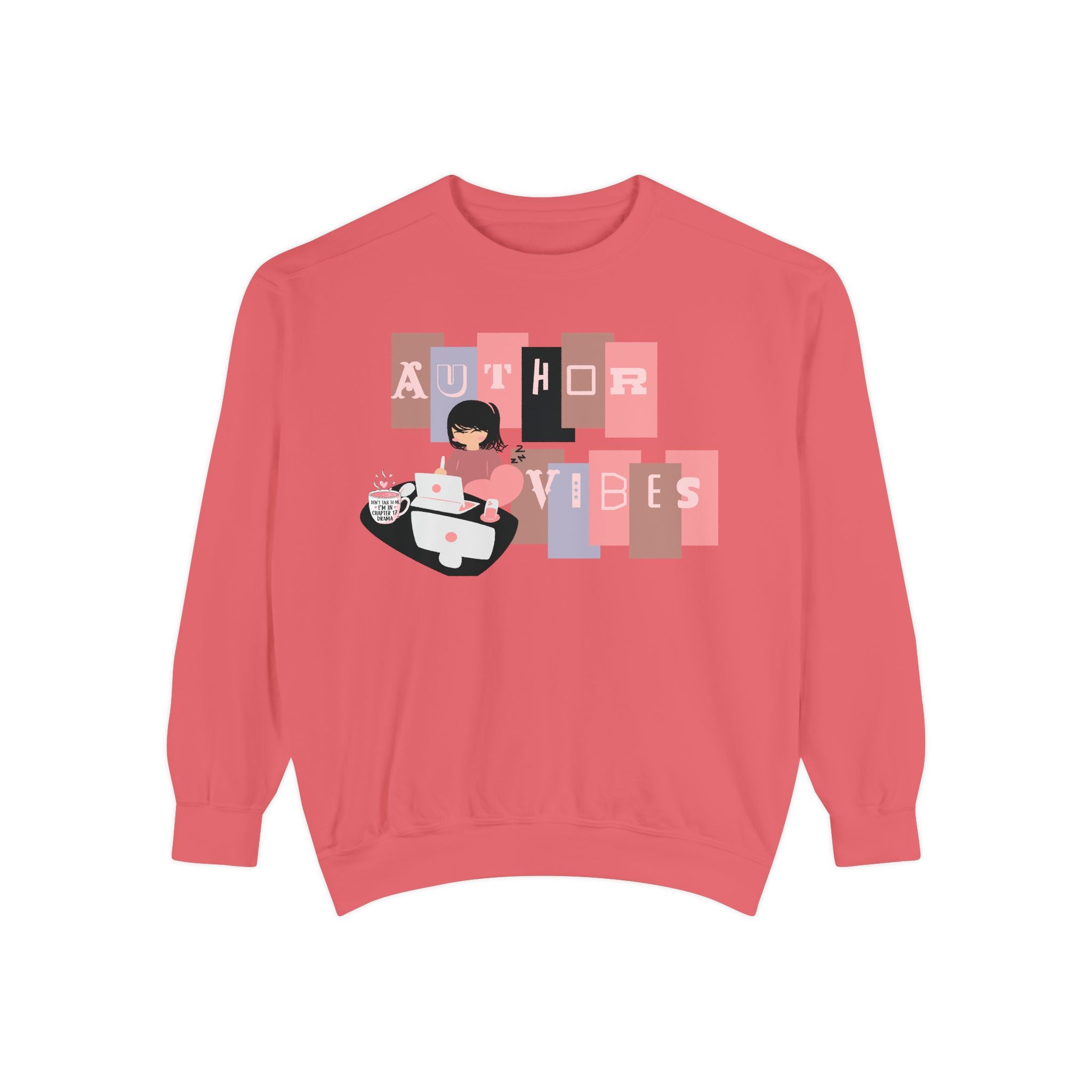 Author Vibes Sweatshirt — Cozy Writer Crewneck