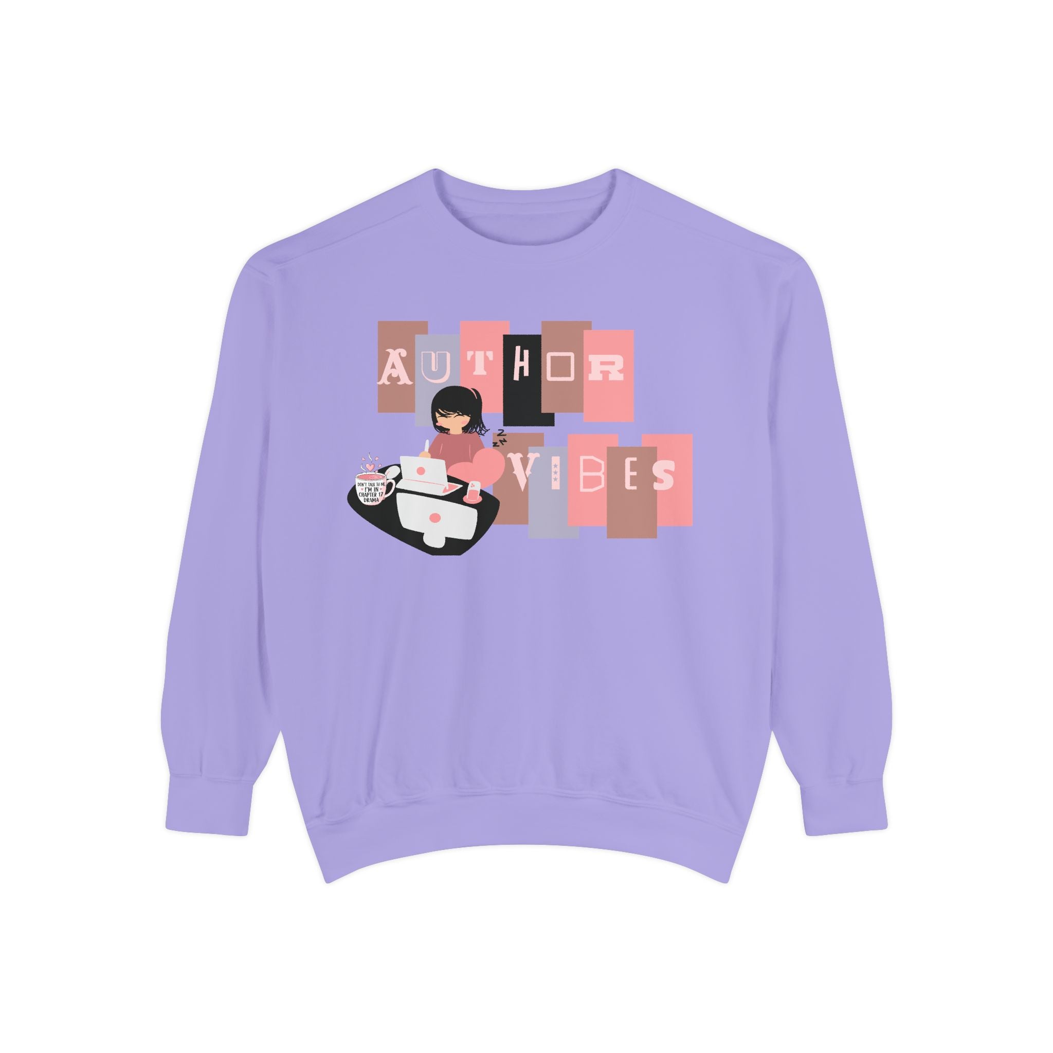 Author Vibes Sweatshirt — Cozy Writer Crewneck