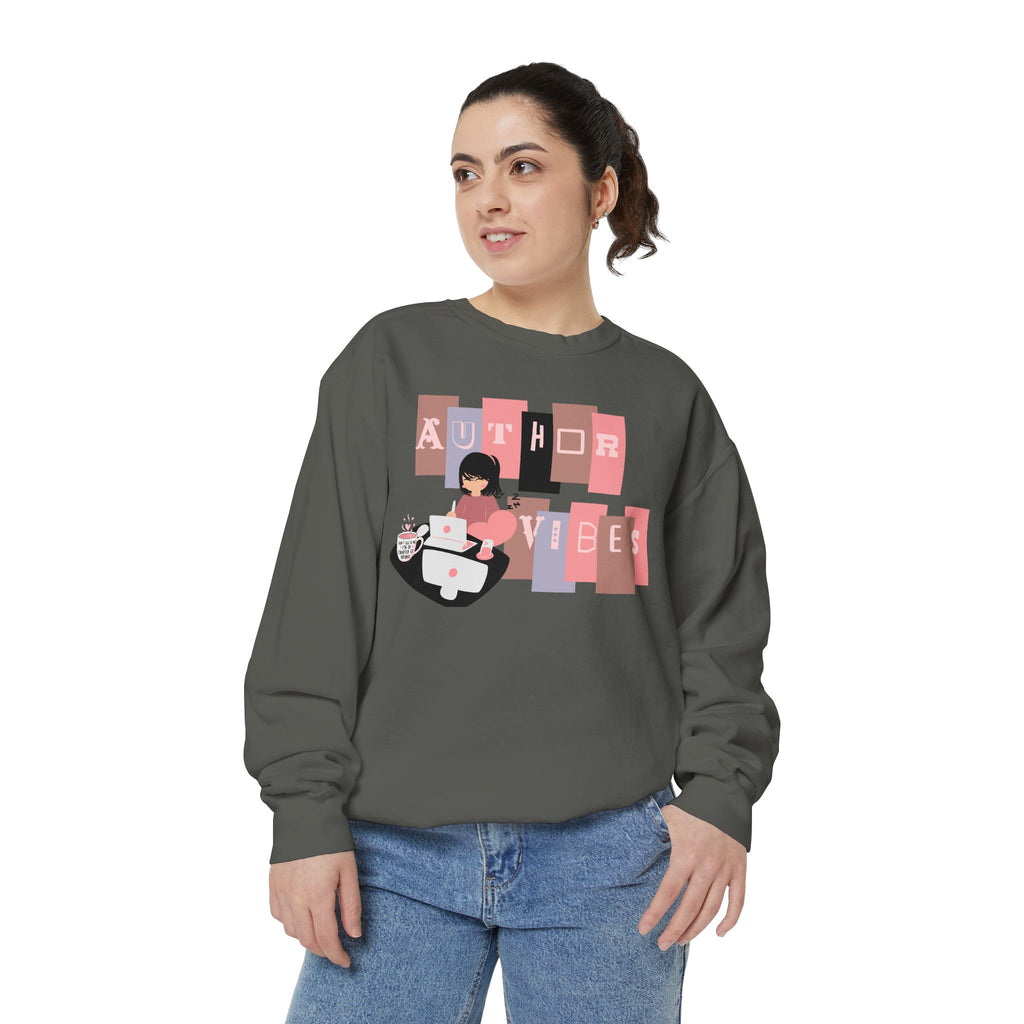Author Vibes Sweatshirt — Cozy Writer Crewneck