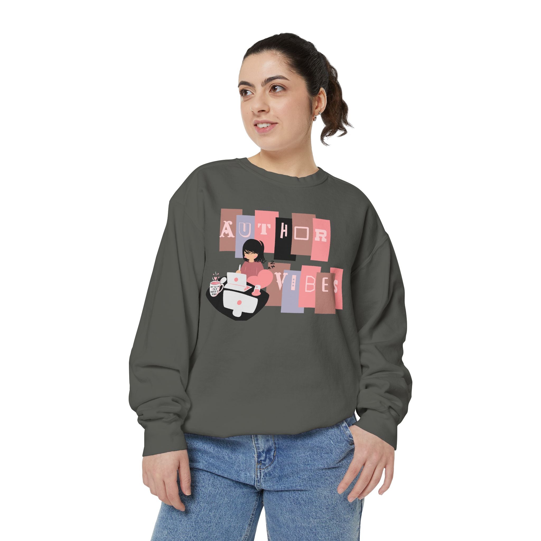 Author Vibes Sweatshirt — Cozy Writer Crewneck