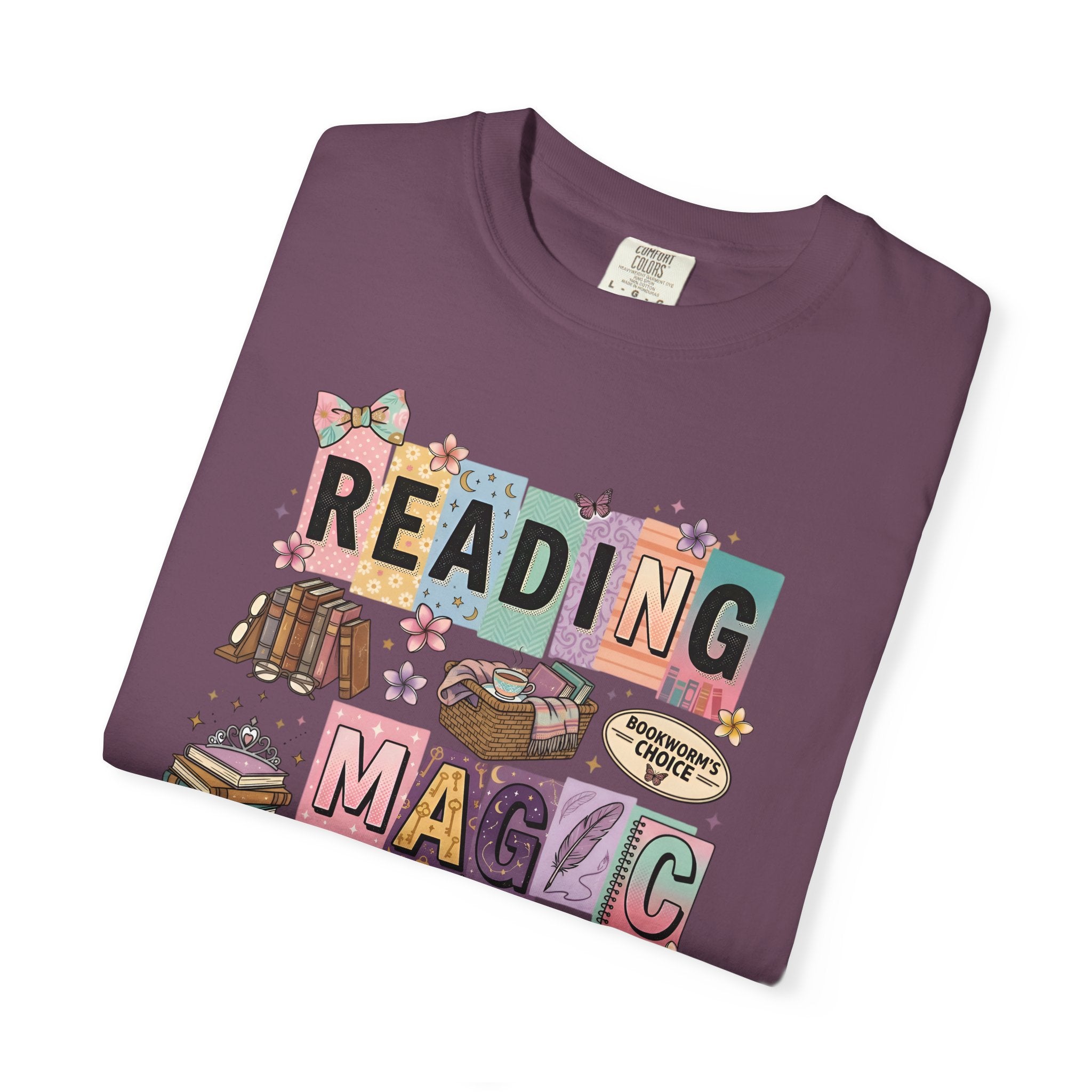 Reading Magic T-Shirt – Cute Book Lover Graphic Tee