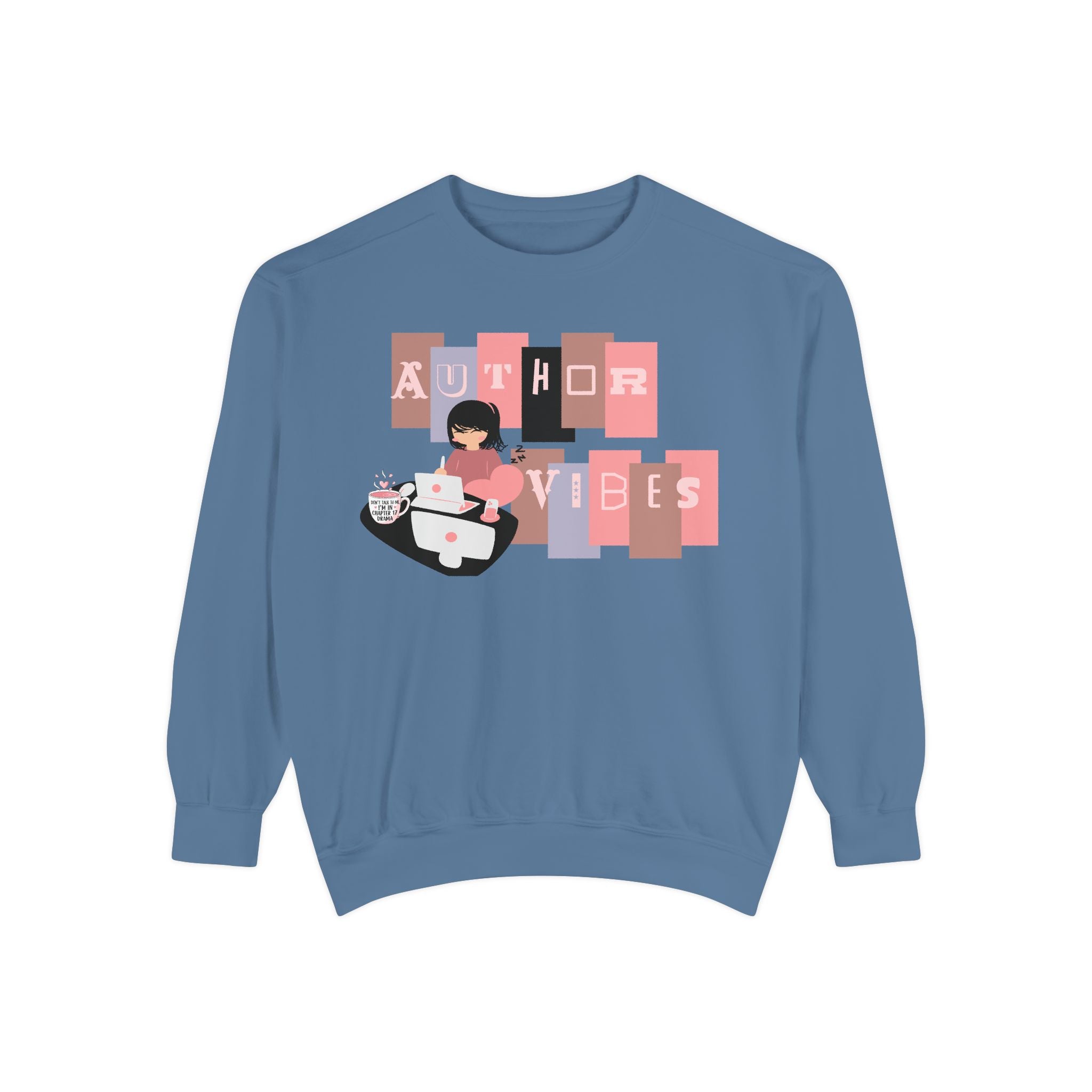 Author Vibes Sweatshirt — Cozy Writer Crewneck