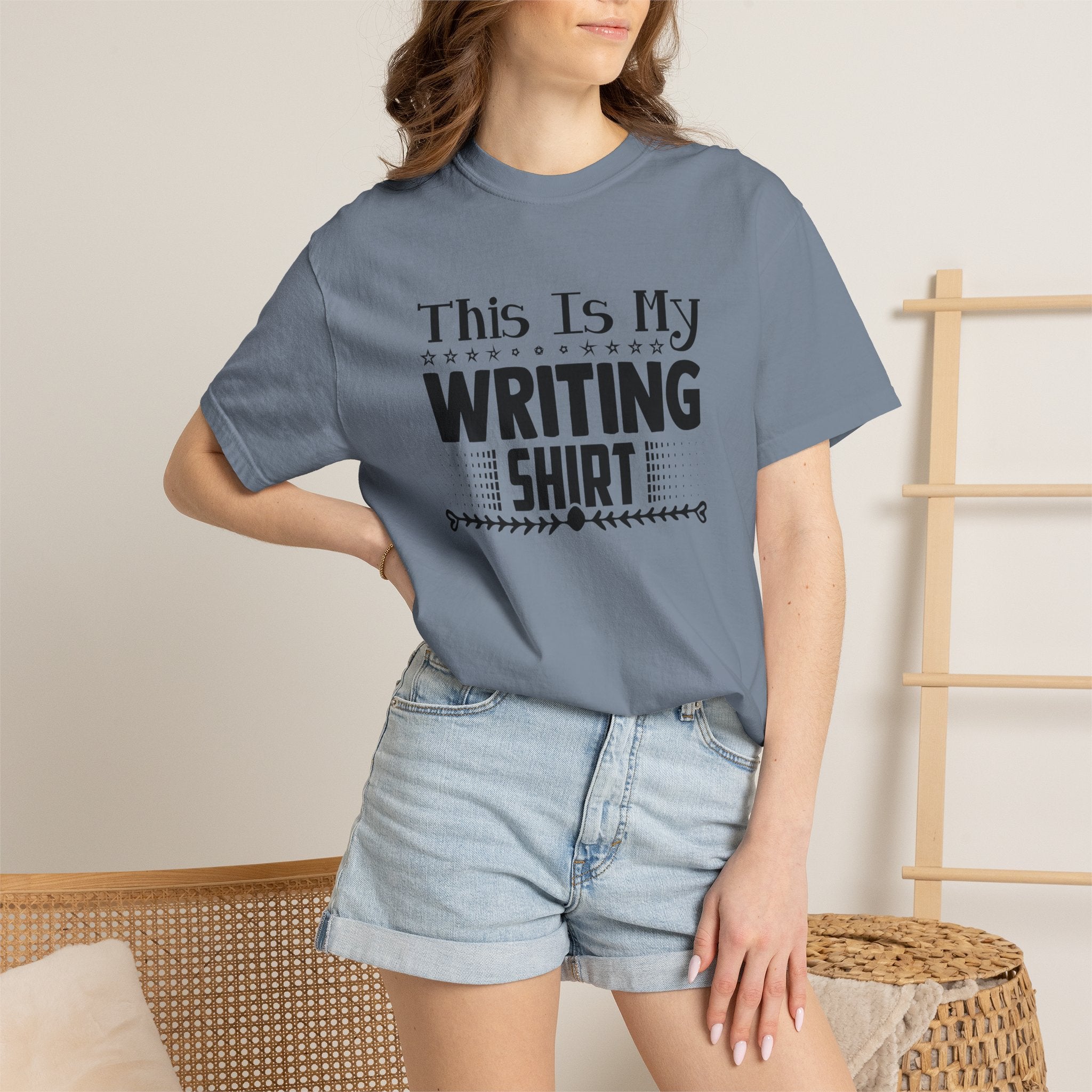 This Is My Writing Shirt T‑Shirt — Funny Writer Tee for Authors & Bloggers